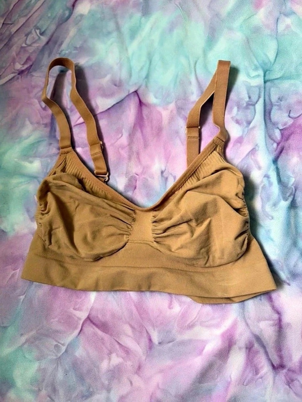 SKIMS Seamless Sculpt Bralette Sports Bra Brown Small/Medium